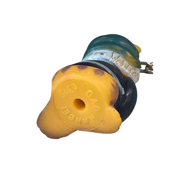 Vintage Gao Nanbei Garfield Keychain Figurine Painter - Picture 3 of 3